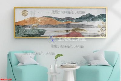 Mua file ảnh gốc File tranh bộ hiện đại HD20100 (chất lượng cao)