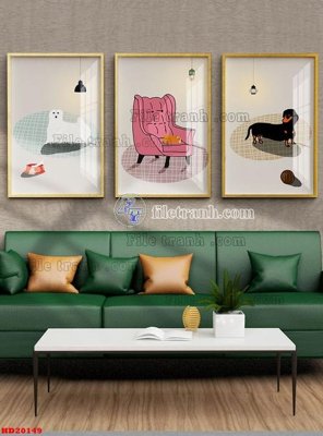 File gốc File tranh bộ hiện đại HD20149 (thiết kế) độc quyền