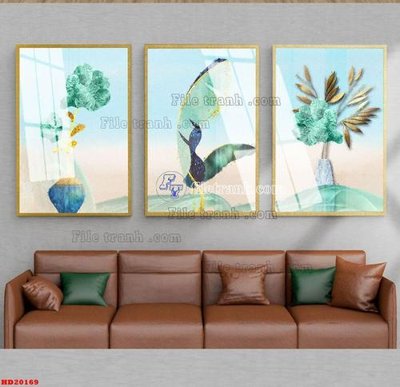 File gốc File tranh bộ hiện đại HD20169 (trang trí) phòng làm việc