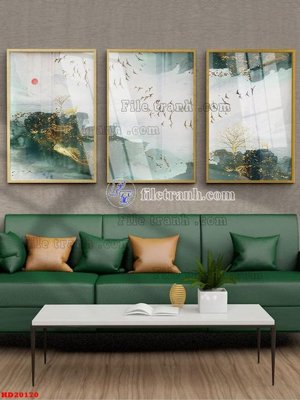 Tải file File tranh bộ hiện đại HD20170 (ảnh gốc) in gạch men