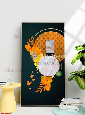 File gốc File tranh bộ hiện đại HD20196 cho in ấn và thiết kế