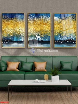 Ảnh gốc File tranh bộ hiện đại HD20229 (độ nét cao) in tráng gương