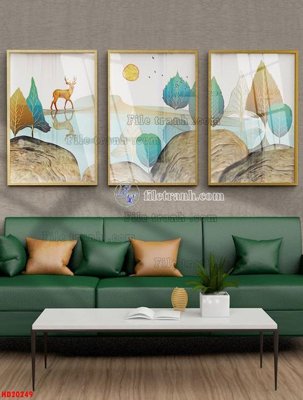 File tranh File tranh bộ hiện đại HD20249 (gốc) chủ đề tĩnh vật