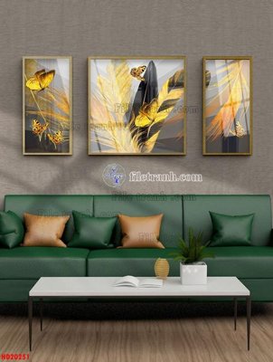 File gốc File tranh bộ hiện đại HD20251 (in lụa) chi tiết cao