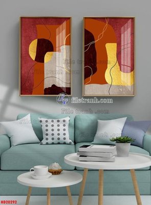 Tải file File tranh bộ hiện đại HD20292 (gốc) làm file thiết kế