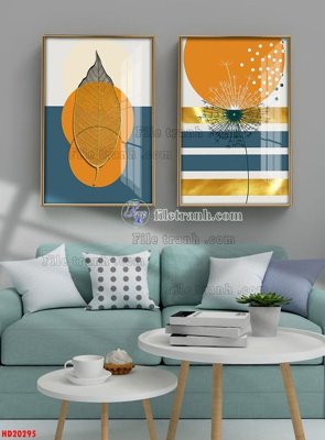 File in ấn File tranh bộ hiện đại HD20295 (bản gốc) sắc nét