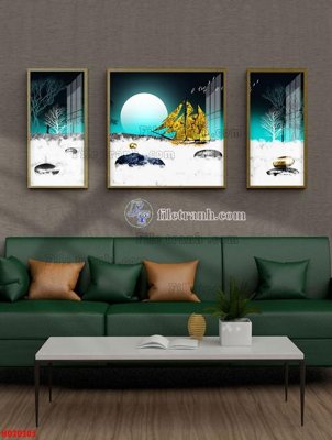 File gốc File tranh bộ hiện đại HD20305 (in ấn) màu sắc trung thực