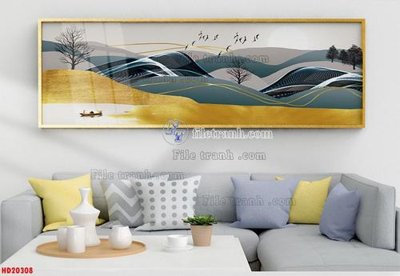 File PSD File tranh bộ hiện đại HD20308 (nguyên gốc) chất lượng cao