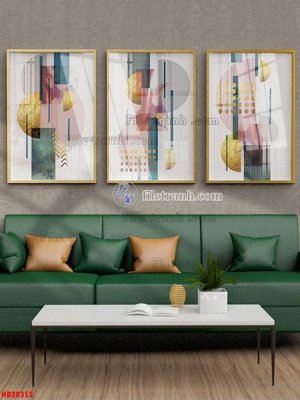 File gốc File tranh bộ hiện đại HD20352 (cho in UV) siêu nét