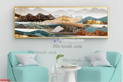 File tranh in mica File tranh bộ hiện đại HD20456 (độ phân giải cao)