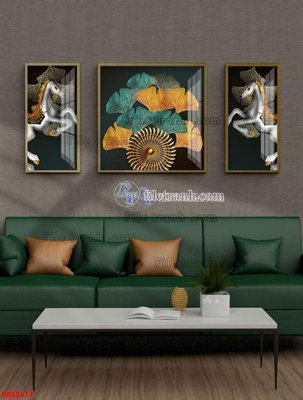 File tranh File tranh bộ hiện đại HD20517 (file gốc) chủ đề phong thủy