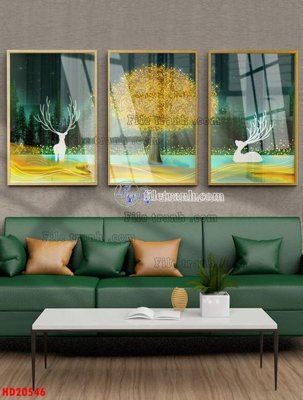 File tranh File tranh bộ hiện đại HD20546 (bản gốc) in canvas