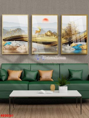 File tranh in mica File tranh bộ hiện đại HD20561 (độ phân giải cao)