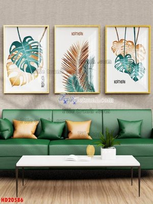 Download file gốc File tranh bộ hiện đại HD20586 (in mica) trang trí