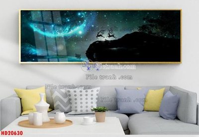 File tranh File tranh bộ hiện đại HD20630 (gốc) chủ đề động vật