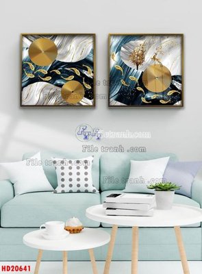 File PSD File tranh bộ hiện đại HD20641 (bản gốc) cho nhà in