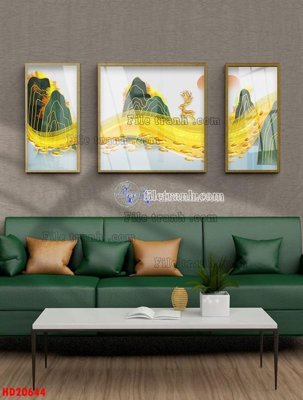 Tải file File tranh bộ hiện đại HD20644 (gốc) làm tranh treo tường