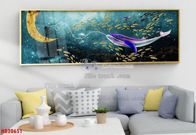 File gốc File tranh bộ hiện đại HD20651 (phong cách) cổ điển