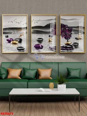 File in mica File tranh bộ hiện đại HD20675 (bản gốc) siêu trong