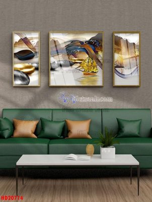 Chi tiết file gốc File tranh bộ hiện đại HD20714 (cho in tráng gương)