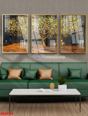 File in ấn File tranh bộ hiện đại HD20744 (bản gốc) cao cấp