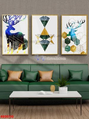 File tranh in mica File tranh bộ hiện đại HD20750 (độ phân giải cao)