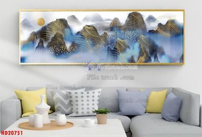 Download file gốc File tranh bộ hiện đại HD20751 (dùng cho in ấn)