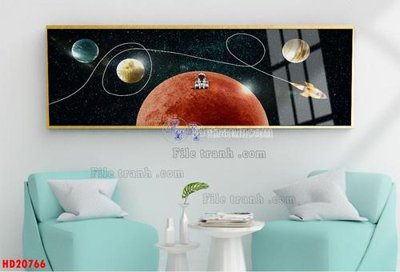 File ảnh File tranh bộ hiện đại HD20766 (gốc) in decal dán tường