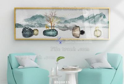 Mua file gốc File tranh hiện đại pha lê gương HD20833 (PSD) tại Filetranh.com