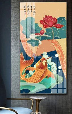 File gốc File tranh hiện đại pha lê gương HD20905 (in tráng gương) ốp tường