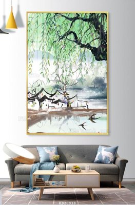 File gốc in ấn File tranh hiện đại pha lê gương HD20918 chất lượng vượt trội