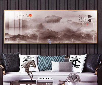 File gốc File tranh hiện đại pha lê gương HD20971 (AI/EPS) cho in ấn