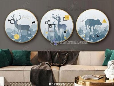 File gốc File tranh hiện đại pha lê gương HD20976 (PNG) chất lượng cao