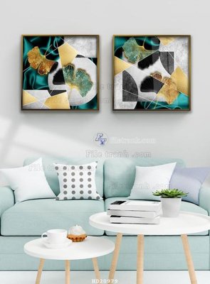 File tranh File tranh hiện đại pha lê gương HD20979 (gốc) in film