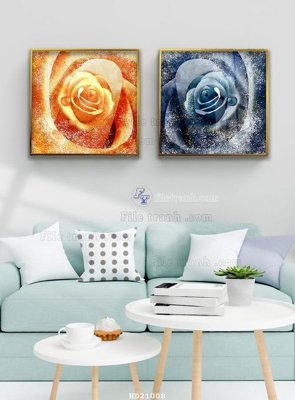 File in ấn File tranh hiện đại pha lê gương HD21008 (bản gốc) chất lượng cao