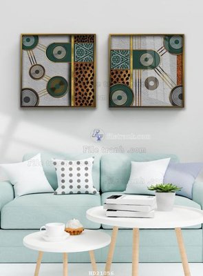 Chi tiết file ảnh File tranh hiện đại pha lê gương HD21056 sắc nét