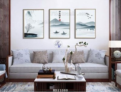 File gốc File tranh hiện đại pha lê gương HD21080 (in mica) làm bảng hiệu