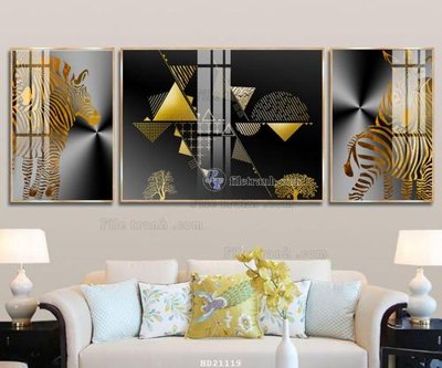 File gốc File tranh hiện đại pha lê gương HD21119 (vector) cho in ấn