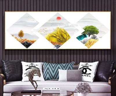 File gốc File tranh hiện đại pha lê gương HD21131 (AI/EPS) cho in ấn