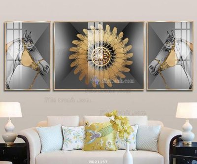 File tranh quảng cáo File tranh hiện đại pha lê gương HD21157 (download file gốc)