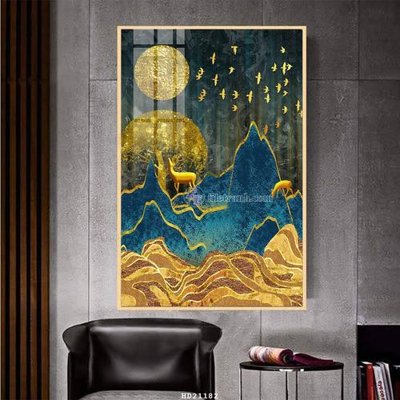 File tranh File tranh hiện đại pha lê gương HD21182 (gốc) chủ đề trẻ em