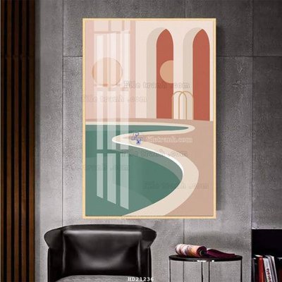 Tải file File tranh hiện đại pha lê gương HD21236 (gốc) in ấn ngay lập tức