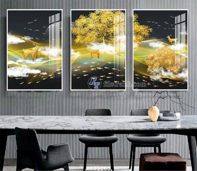 Tải về hình ảnh gốc File tranh hiện đại pha lê gương HD21269 sắc nét