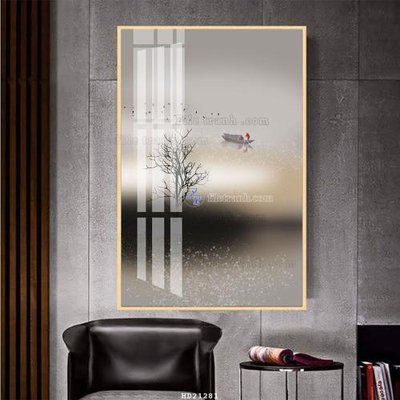 Hình ảnh file gốc File tranh hiện đại pha lê gương HD21281 (chất lượng cao)