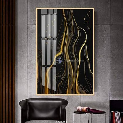 File gốc in tráng gương File tranh hiện đại pha lê gương HD21292 chi tiết