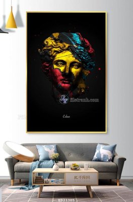 File gốc File tranh hiện đại pha lê gương HD21305 (cho in 3D) độc đáo