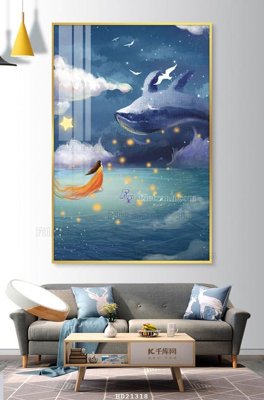 Tải file PSD File tranh hiện đại pha lê gương HD21318 (nguyên layer) để in