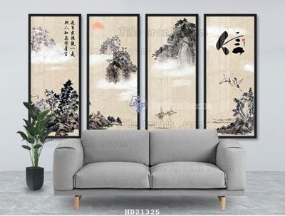 File gốc File tranh hiện đại pha lê gương HD21325 (in mica) làm bảng hiệu