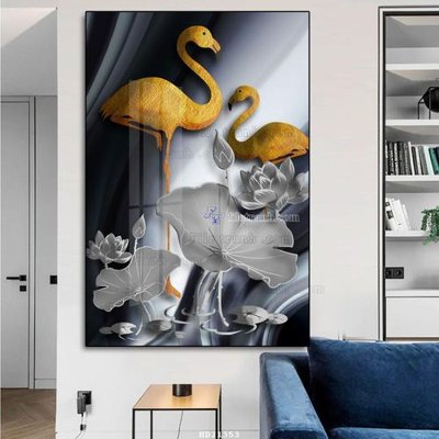 File in trần File tranh hiện đại pha lê gương HD21353 (file gốc) chủ đề vũ trụ