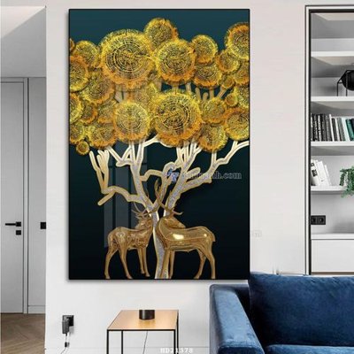 File gốc File tranh hiện đại pha lê gương HD21378 (in tráng gương) nghệ thuật